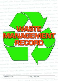 Waste Management Log: Logbook, Journal - 102 pages, 5 x 8 inches (Unique Logbooks/Record Books)