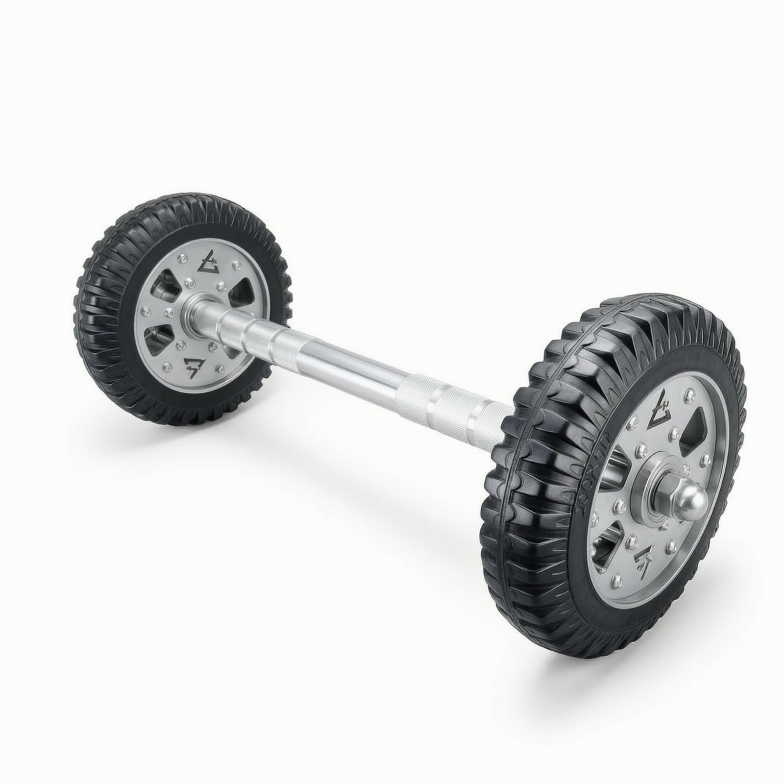 Ruota Addominali Fitness Rullo Addominale Roller Palestra Attrezzo Core Resistenza Acciaio 304 Presa Sicura Antiscivolo Rotolamento Morbido Adatta a, 200mm, Ruota Lunga