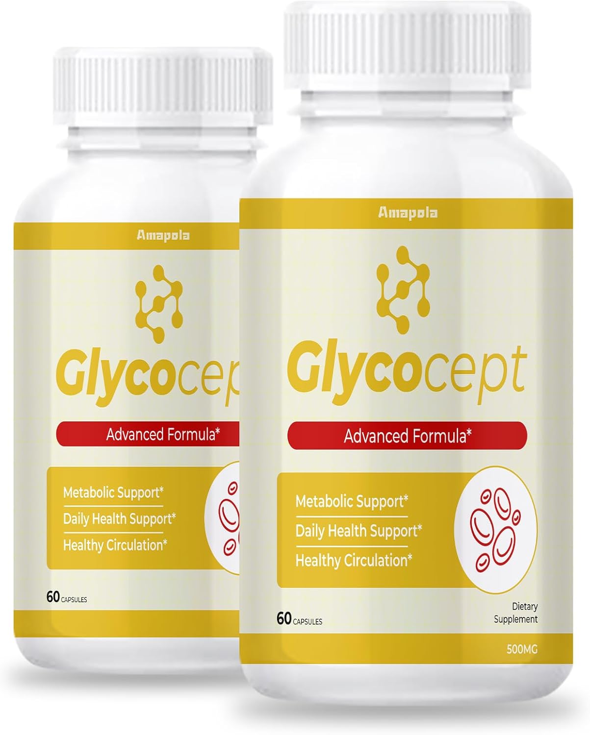 Amapola Glycocept - Glycocept Capsules (2 Pack, 120 Servings)