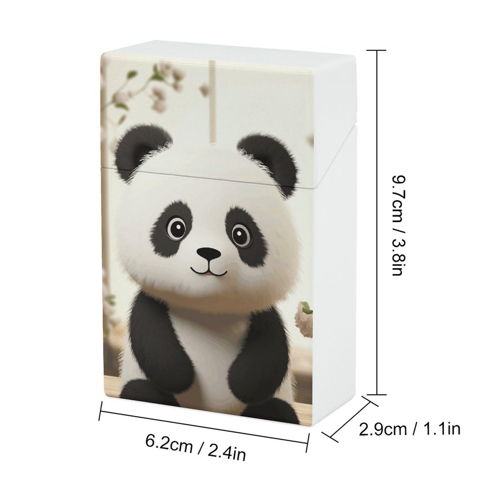 Amazon.com: Cute White Panda Cigarette Case Premium Waterproof Cigarette Box  Hard Cigar Protective Cover Box Portable Cigarette Holder Compact and  Lightweight Design for Travel Outdoor : Health & Household