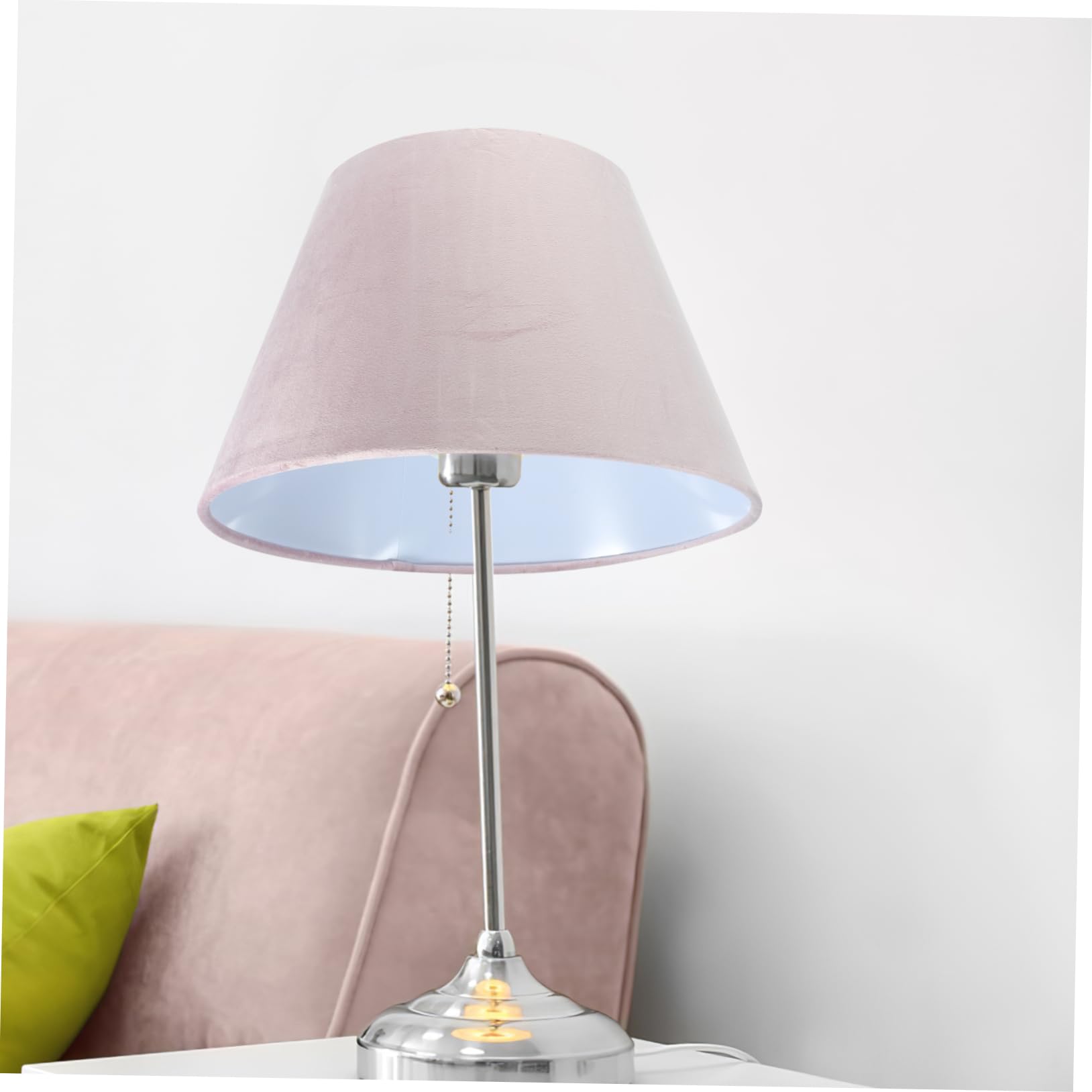 Lurrose Pantalla de franela tonos de lámpara Escritorio pantalla de lámpara para lámparas de mesa sombra de lámpara lamparas salon pantalla de tela pantallas de lámparas pequeñas paño rosa