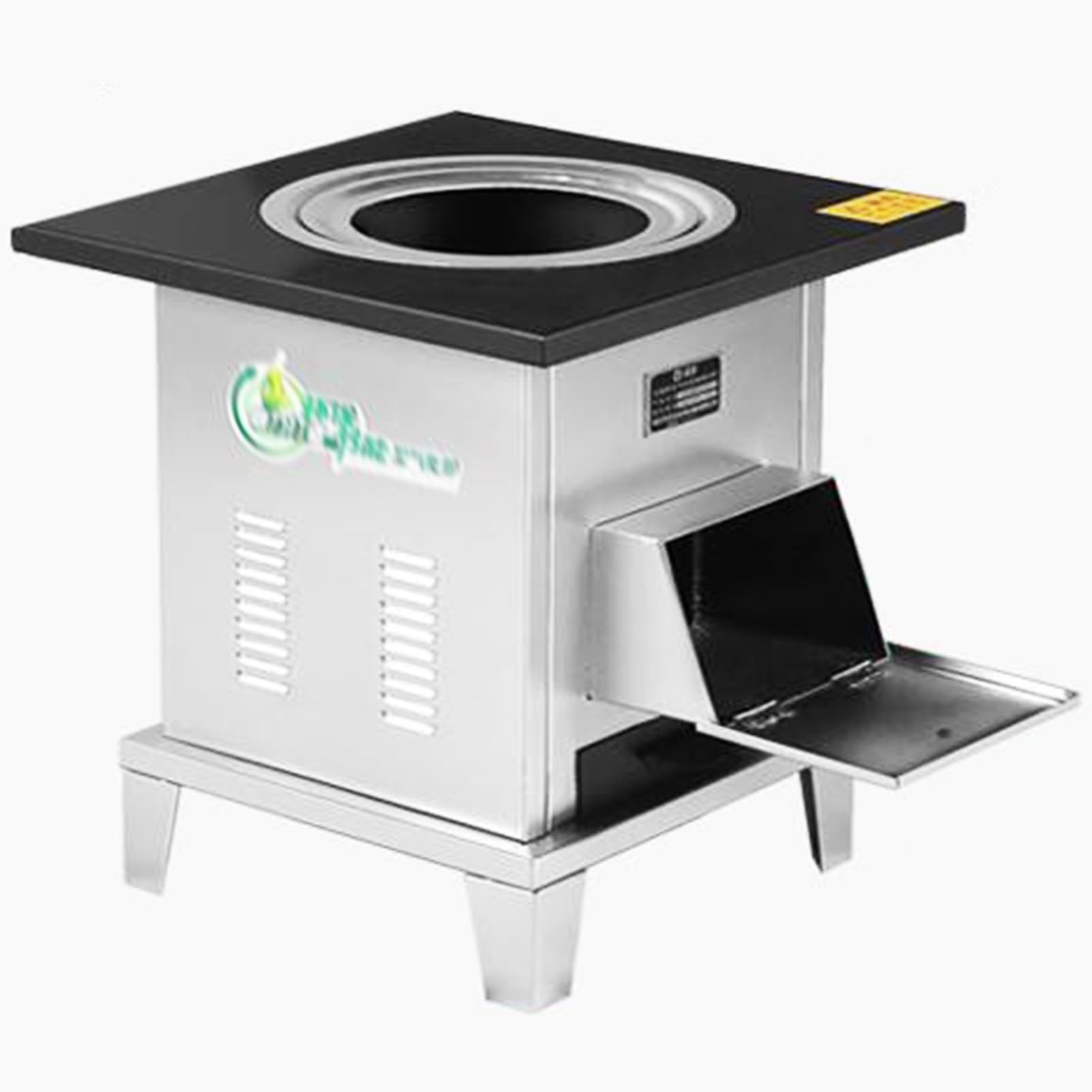 Poêle à bois de camping extérieur pour barbecue de chasse et cuisine 2-3 personnes