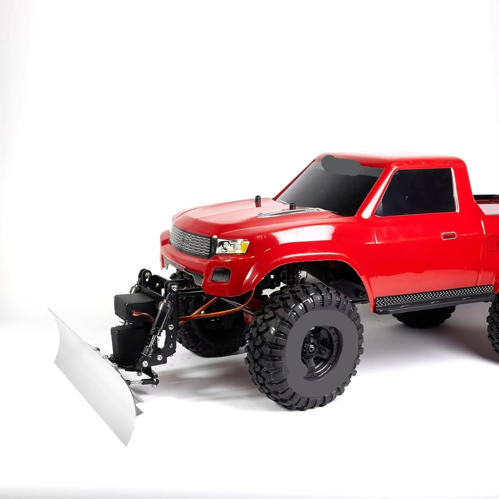 Compatibile Con TRX4 Per SCX10 II Per Redcat Gen8 1/10 RC Auto Parti Upgrade Kit Aratro Da Neve In Alluminio Con Due Servo Motori Accessori