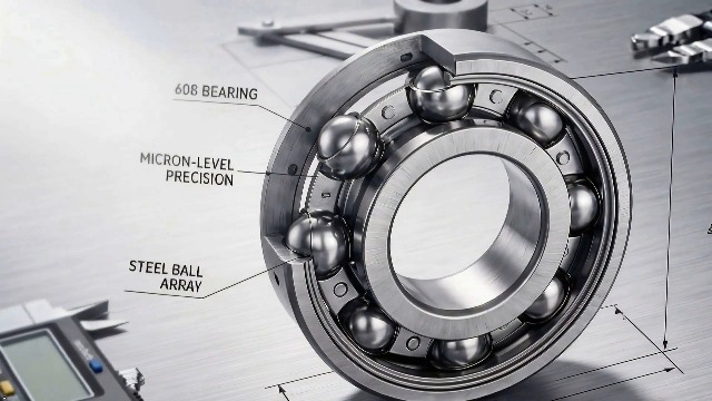 608 2RS Bearings, 20 Pack 608 Bearing, 8x22x7mm RS Ball Bearing