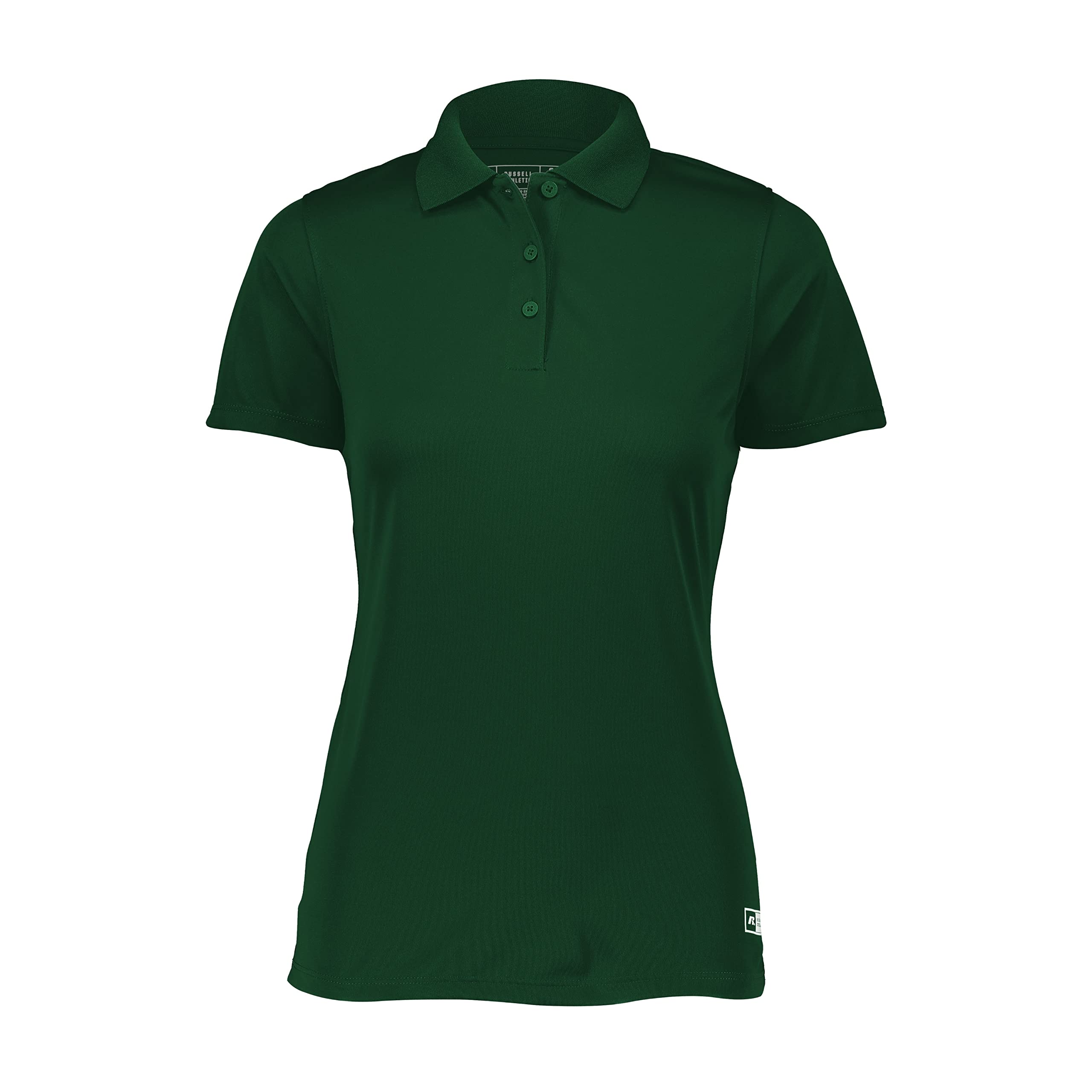 Russell Athletic Women's Dark Green Essential Polo