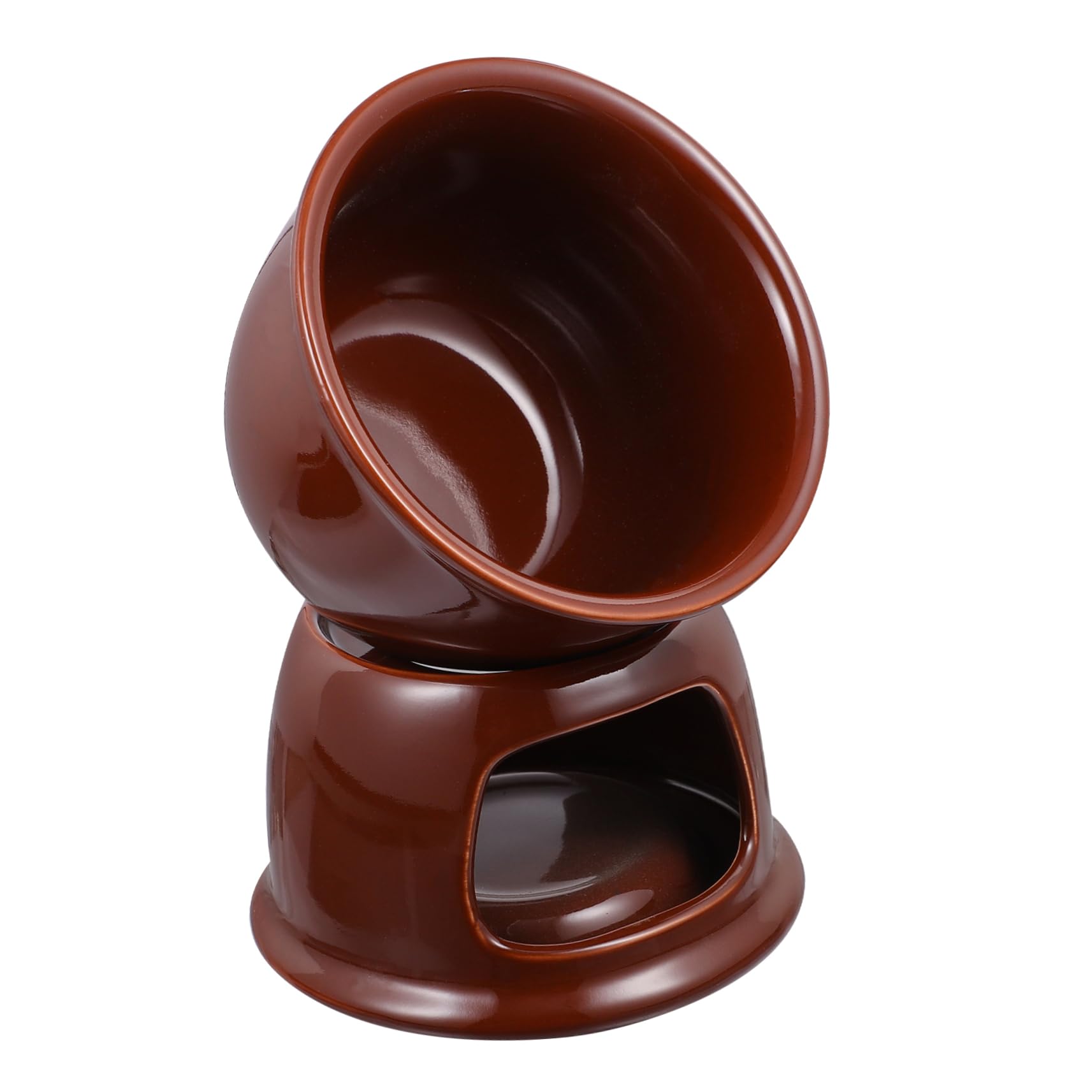 Alipis Butter Warmer Pot Home Hot Pot Cheese Fondue Melting Chocolate Candy Melts Ceramic Fondue Stain Resistant