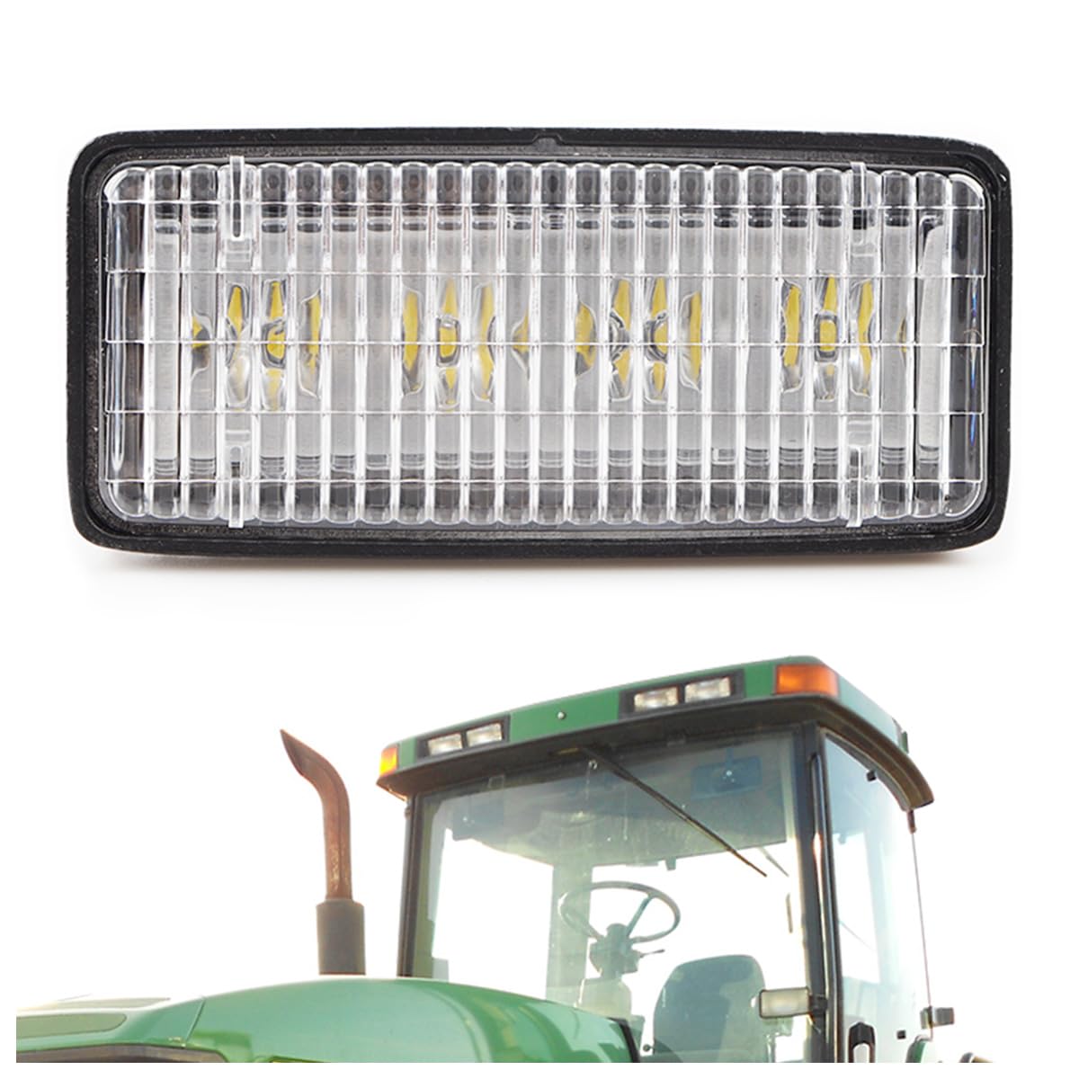 Focos de Trabajo LED 20W para Tractor John Deere Faro Antiniebla 12V/24V 5000K