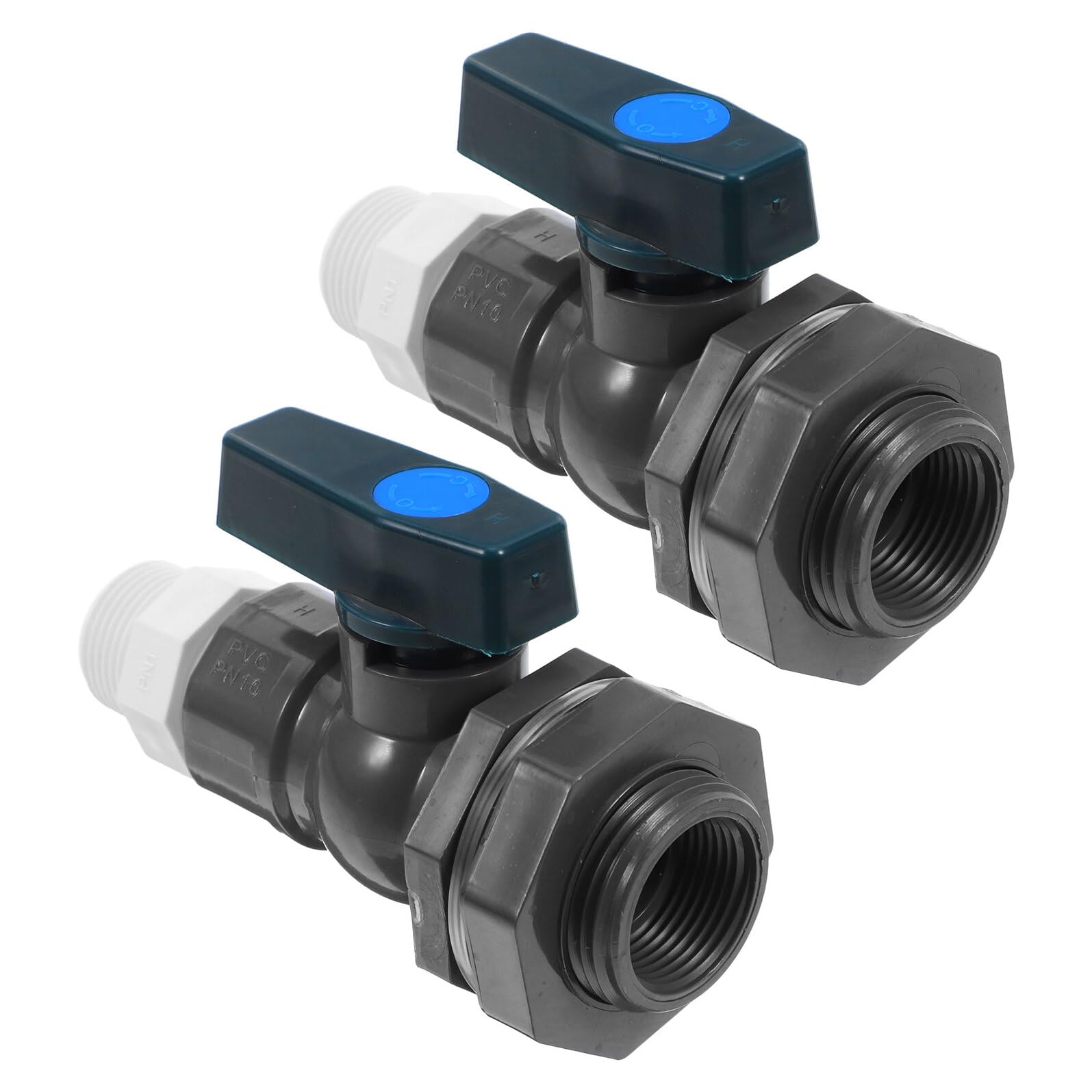 Raccord de tuyau eau iplusmile pour récupérateur eau de pluie et robinet de réservoir en 2 pièces