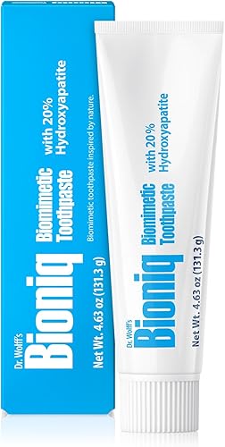 Vista 11 de Bioniq Plus+ Gum Care - Pasta dental al 20% de hidroxiapatita, bioHAP y libre de flúor para dientes sensibles y uso diario, clínicamente probado