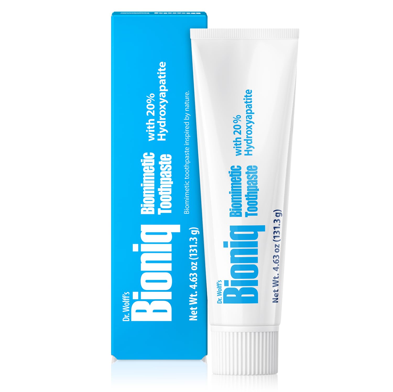 Bioniq Classic - 20% Hydroxyapatite Toothpaste, bioHAP and Fluoride Free for Daily Use, Clinically Tested - Our Expert Enamel Care, Mint Flavor - 4.63 Oz.
