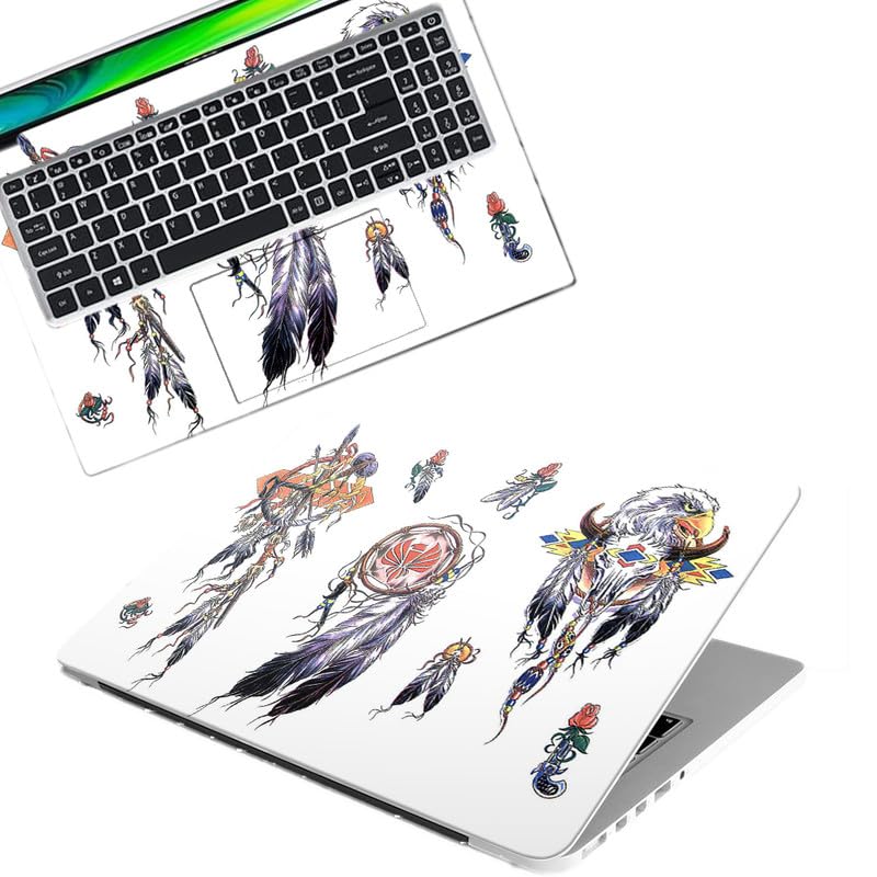 Dreamcatcher D3 Full Body Vinyl Laptop Skin/Sticker/Cover Upto 15.6 Inches Laptops Laminated-Removable-HD Quality Compatible for Hp-Dell-Sony-Lenovo-Asus etc.(15×10 Inches)