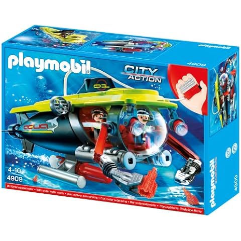PLAYMOBIL 4909 - Tiefsee-Tauchboot mit Unterwassermotor Cover
