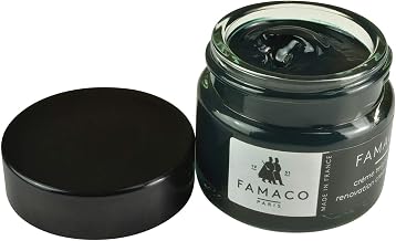 Famaco Leather Repair & Dye Cream | Self Seal Colourant for Quick and Easy Repair | Suitable for Sofas, Car Seats, Shoes, Handbags and More (Green)