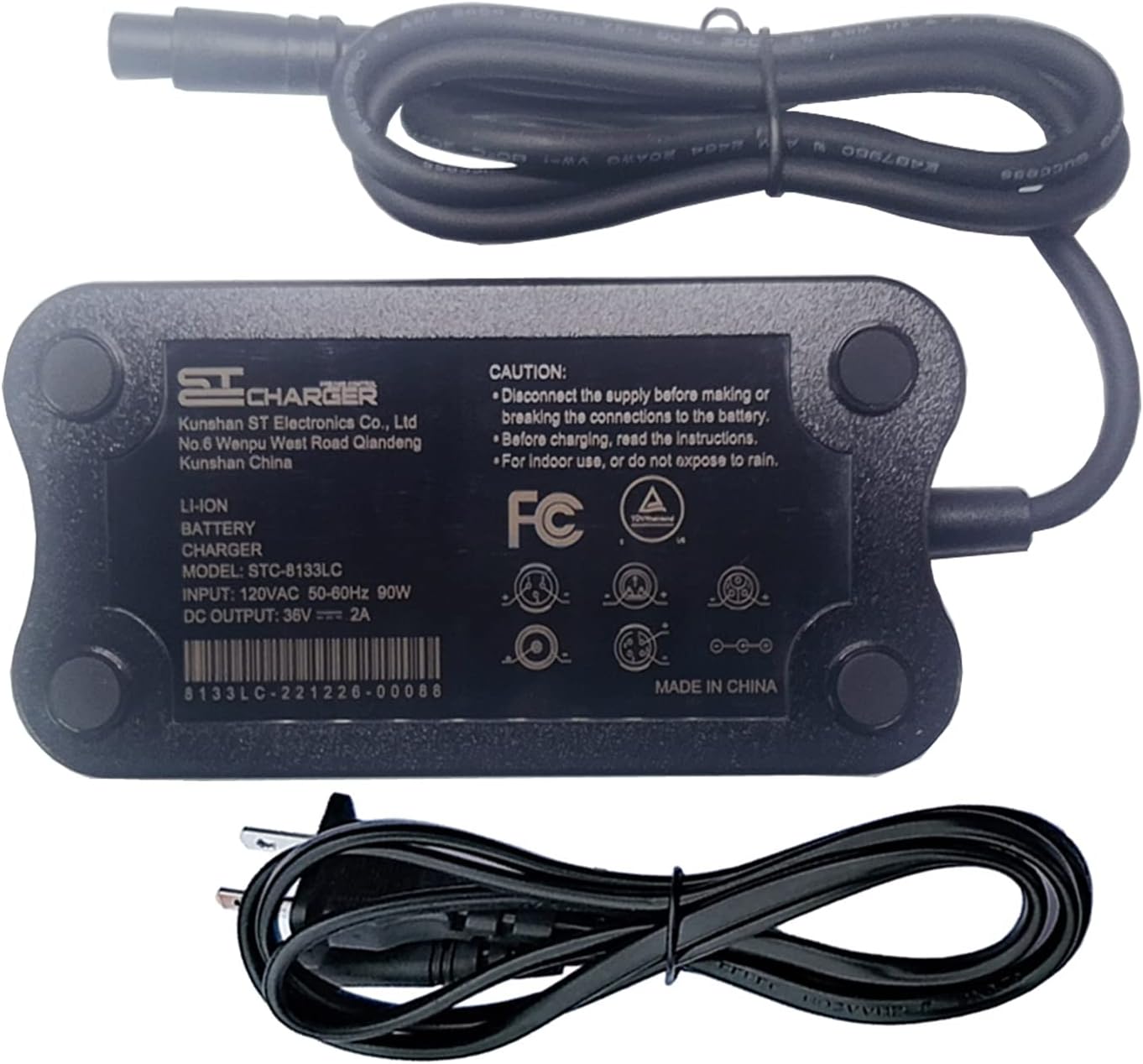 Amazon.com: eeTao 3-Pin 36V AC/DC Adapter Compatible with STC Charger ...