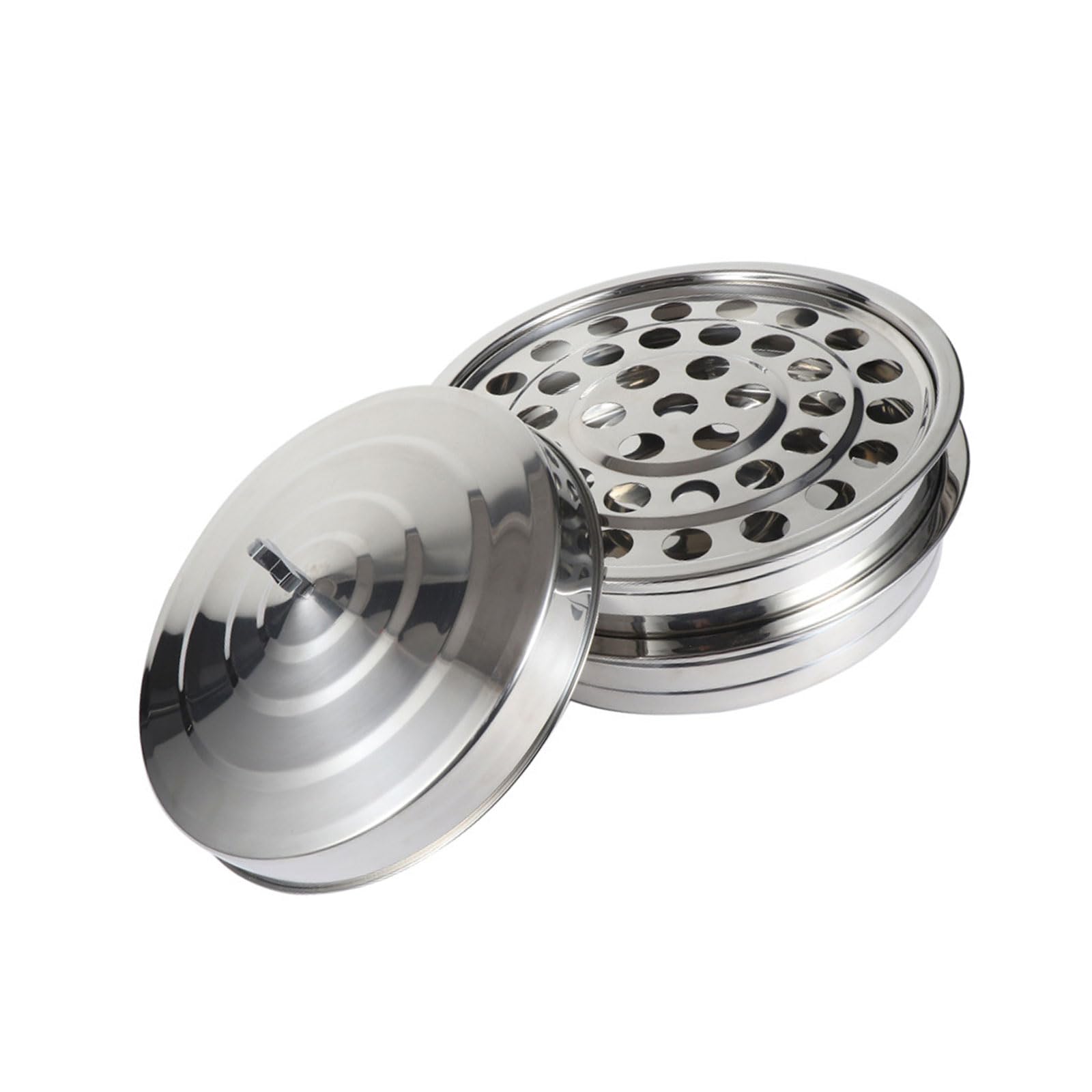 ZWWAAZHF 304 Stainless Steels Stackable 39 Cup Communion Serving Tray Space Saving Wine Cup Holder for Worship Gatherings Service Tray