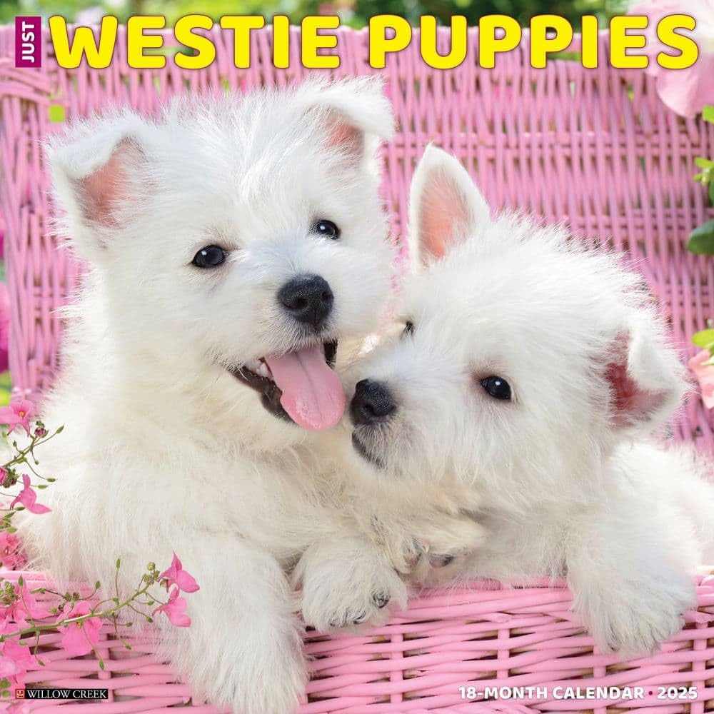 Westie Puppies 2025 Wall