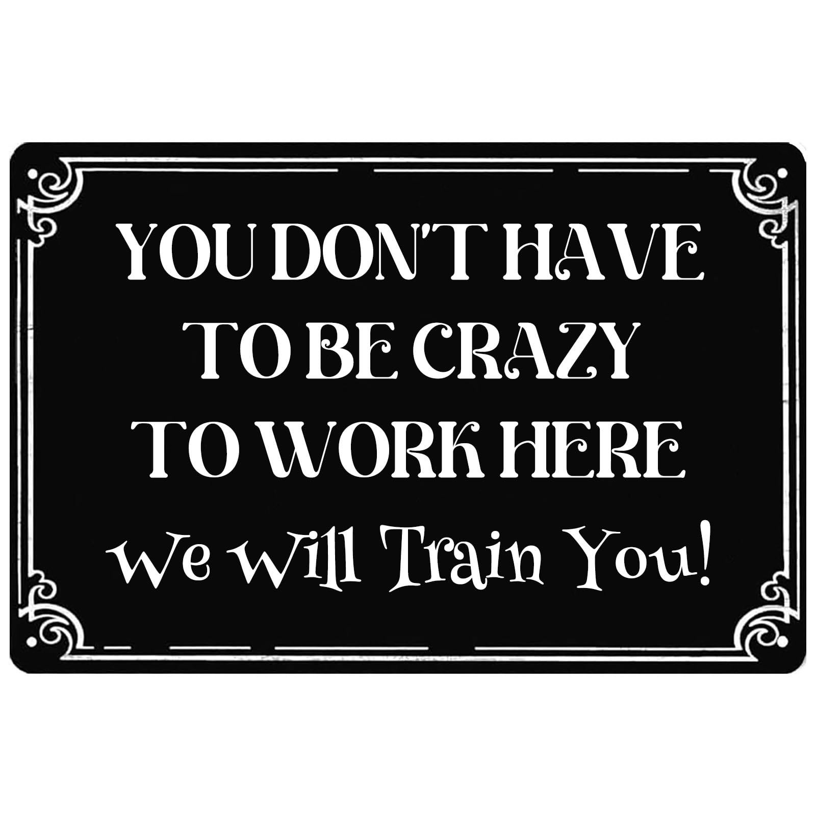 Retro Metal Tin Sign, Sincere Attitude Family Warm Style Rustic Quote Sign, Home Garden Decor, 12x8 Inch
