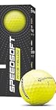 SpeedSoft Golf Balls (Hi-Vis Yellow, 3pk) 1 Sleeve 2024