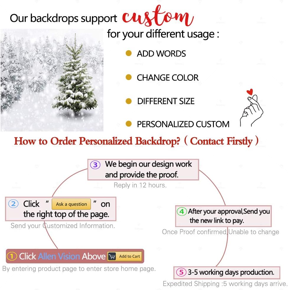 Best Promo Allenjoy 8x8ft Fabric Christmas Eve Winter Snowy Backdrop Party Supplies for Xmas New Year Decorations Children 1st First Birthday Baby Shower Photo Booth Shoot Studio Portrait Prop Photoshoot Favors