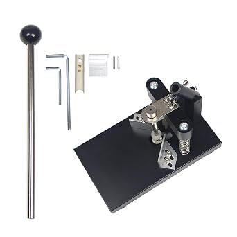 CNCTOPBAOS Corner Rounder Cutter Machine,R6mm R10mm Metal Dies Manual Corner Rounder Punch,30mm Thickness Heavy Duty Paper Card Arc Cutting Fillet for ABS Plastic,Aluminum Sheet,Office,Business,PVC