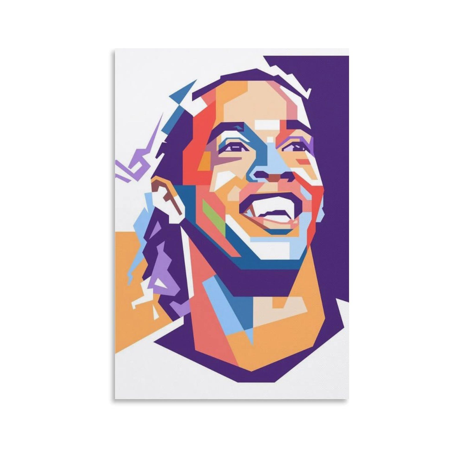 Amazon.co.jp: サッカー選手ロナウジーニョ キャンバスアート