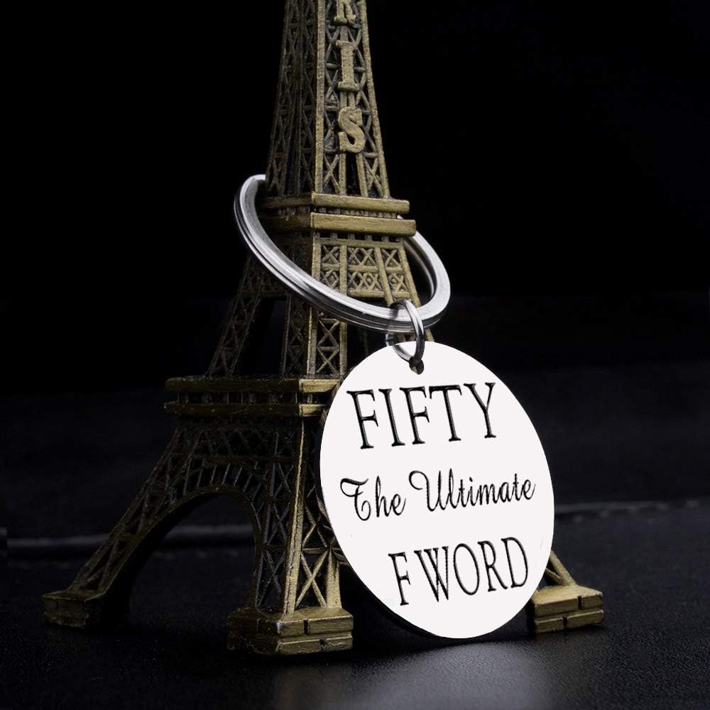 Top Rated 1970 50th Birthday Gifts for Women and Men - Funny Bday Gift Idea for Mom Dad Husband Wife - 50 Year Old Funny Birthday Gift-Fifty and Fabulous