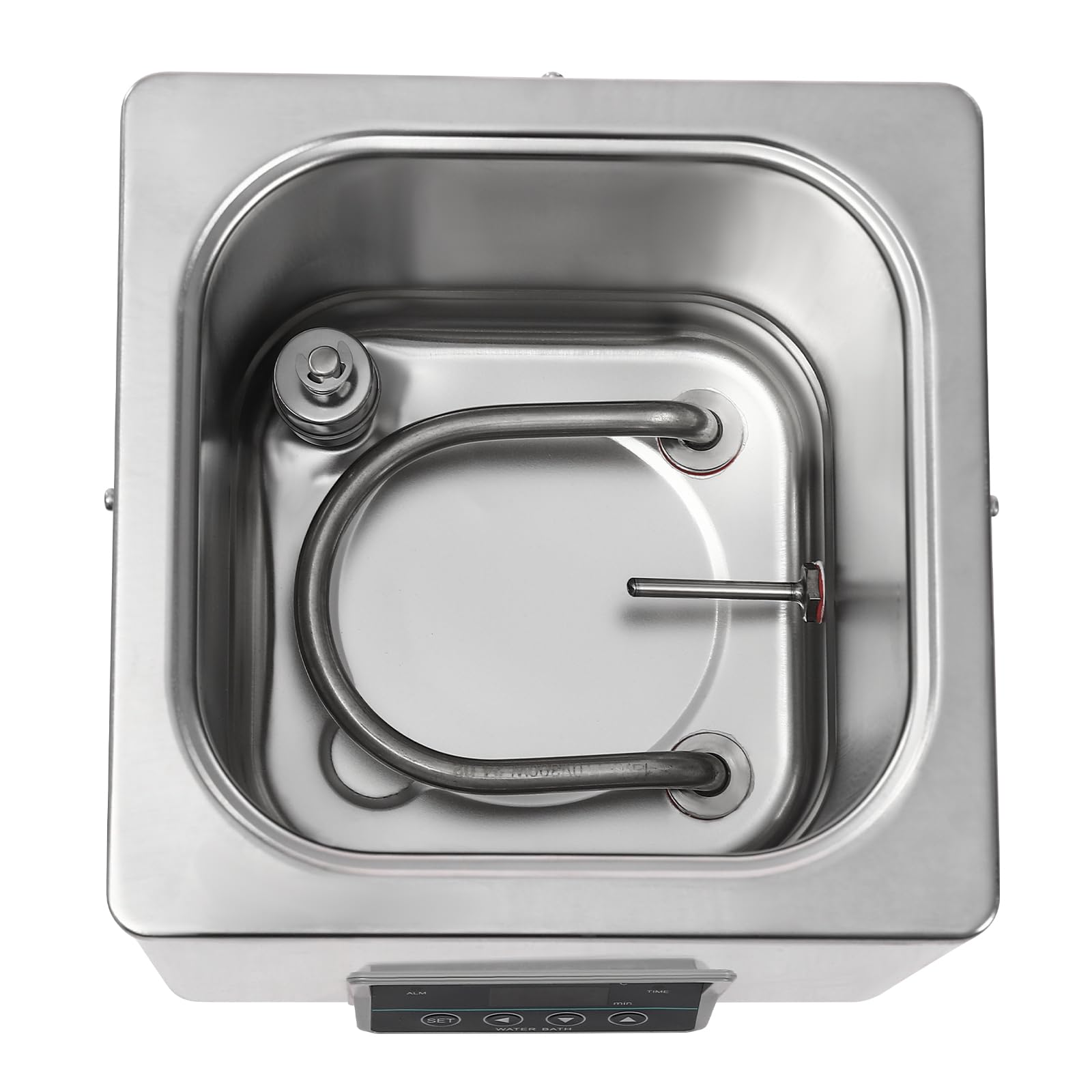 3L Labor-Wasserbad mit Anti-Trockenbrenner-Sensor, Wasserbadheizer für Laborversuche, Digitales Thermostat Wasserbad für Destillation Trocknung Konzentration und Erwärmung