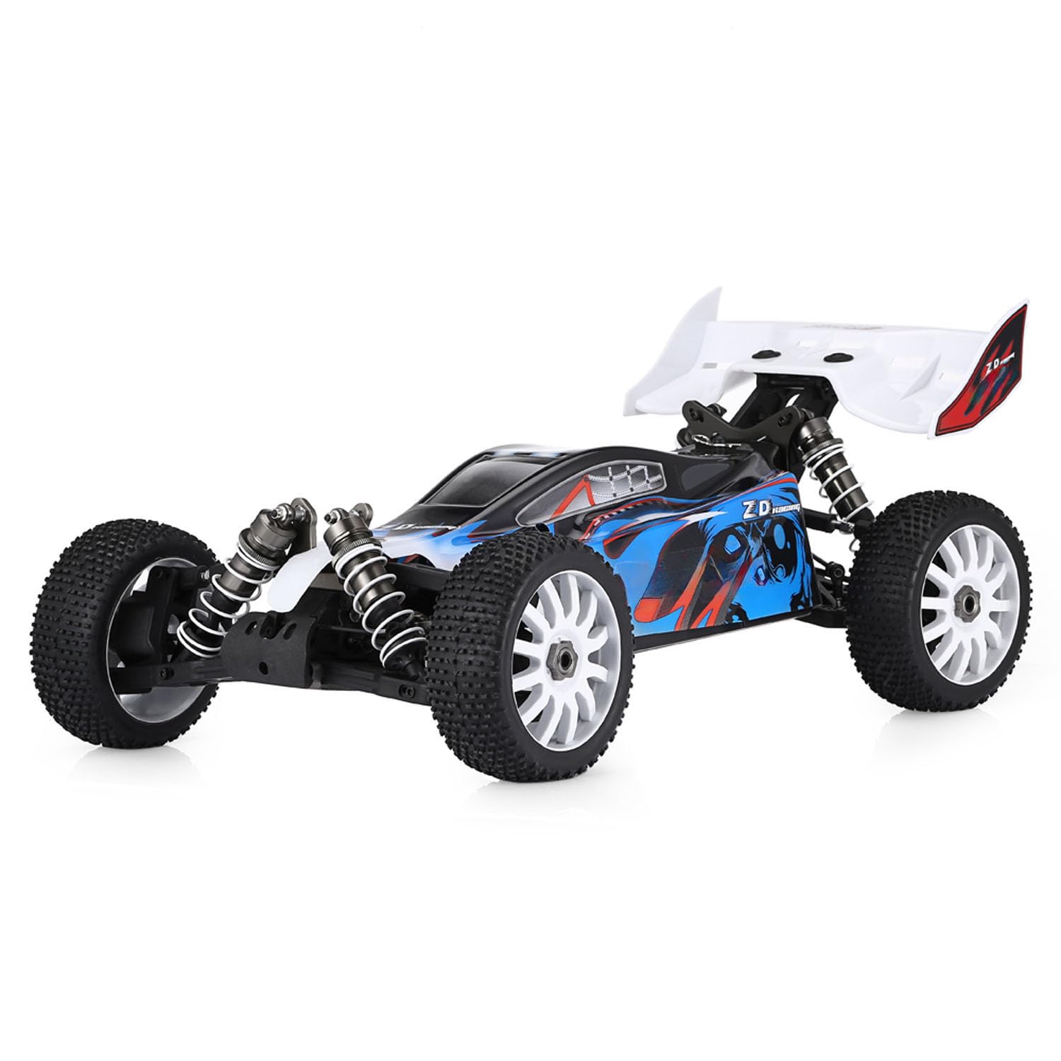 TOUCAN RC HOBBY 19,1 pulgadas Racing 1/8 2,4 G RC todoterreno 70 KM/H 9072 V2 4 x 4 Control remoto Buggy RTR Suspensión Trasera