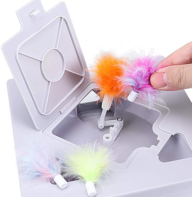 6 Plumas de Repuesto para Gato Inteligente Interactivo Caja mágica