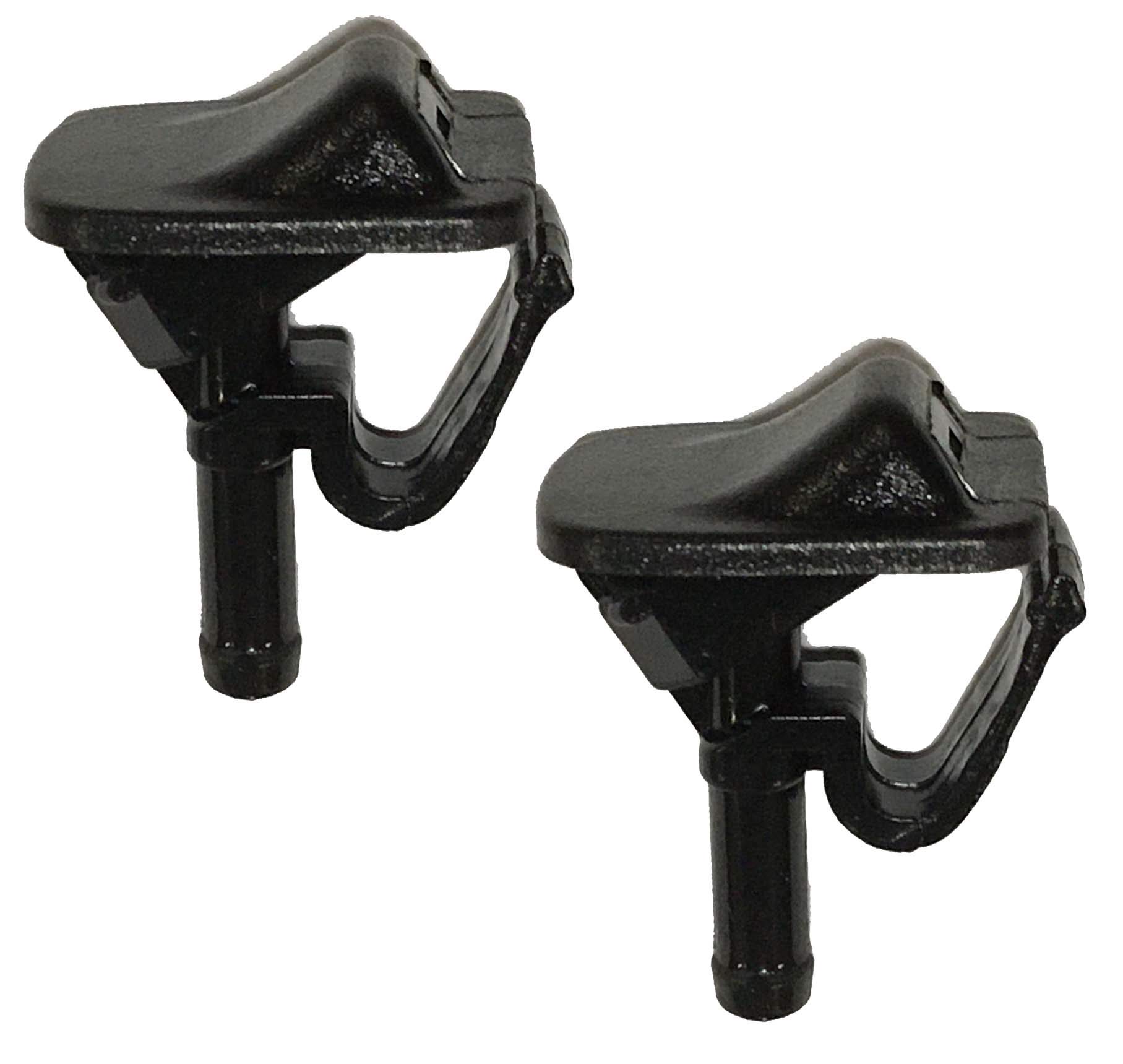 DirectAuto Pair Windshield Washer Nozzles Replacement for 2002-2012 Jeep Wrangler