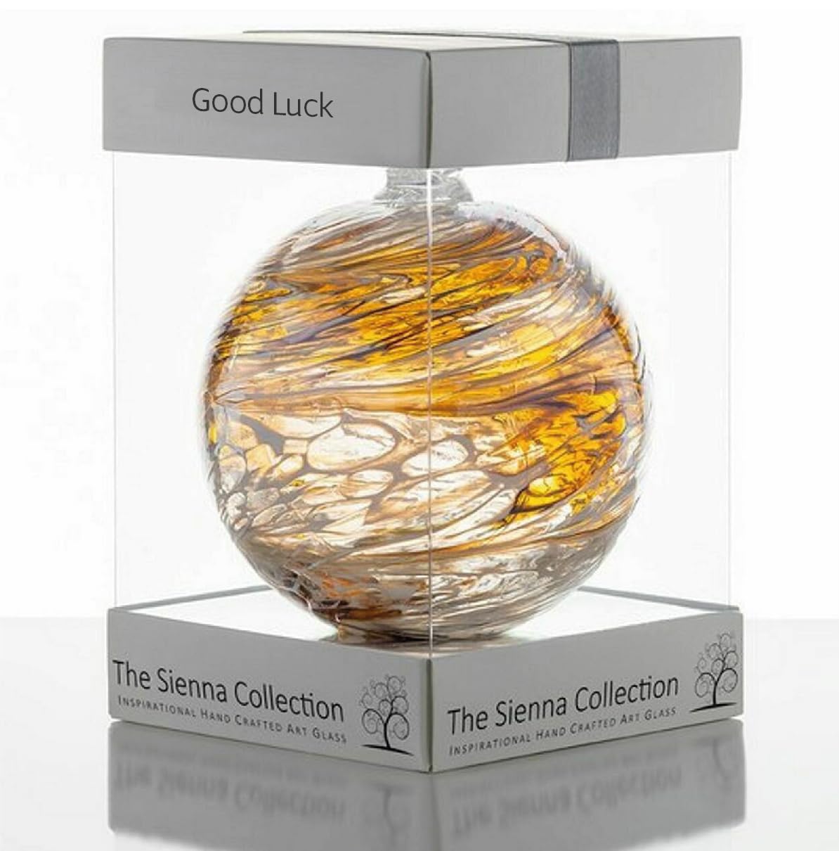 Good luck Friendship Ball Hanging Ornament 10cm Gold