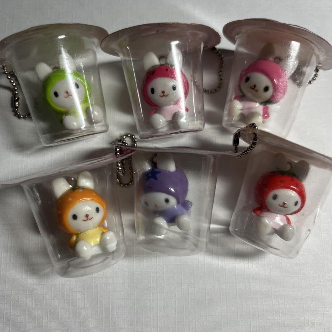 希少　うさずきん　カプセルキーホルダー　オーナメント　うさぎ　6種類 希少 うさずきん カプセルキーホルダー オーナメント うさぎ 6種類