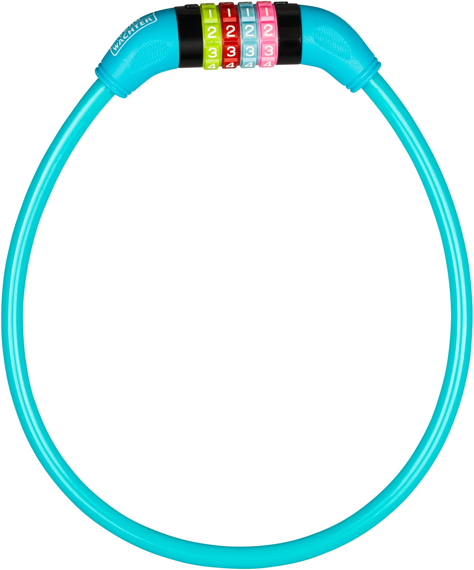 Burg Wächter Lucchetto da Bici per Bambini con Combinazione Numerica, 210 C 65 Kids, Acciaio, Blu