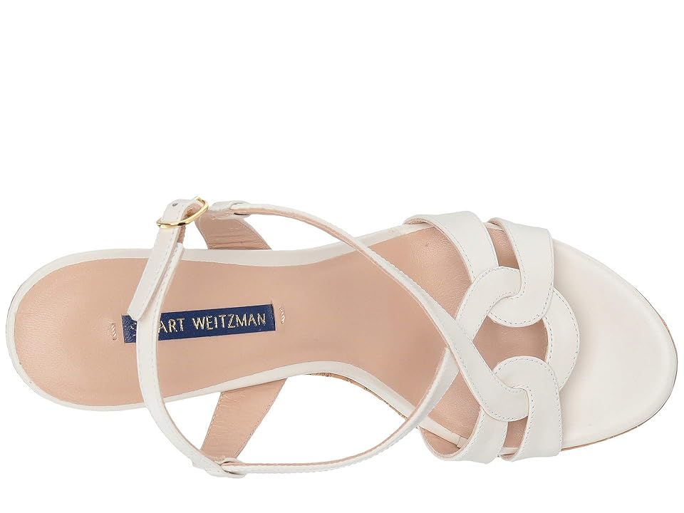 

Stuart Weitzman Cressa (Cream Shine Calf) Women's Shoes, Brown