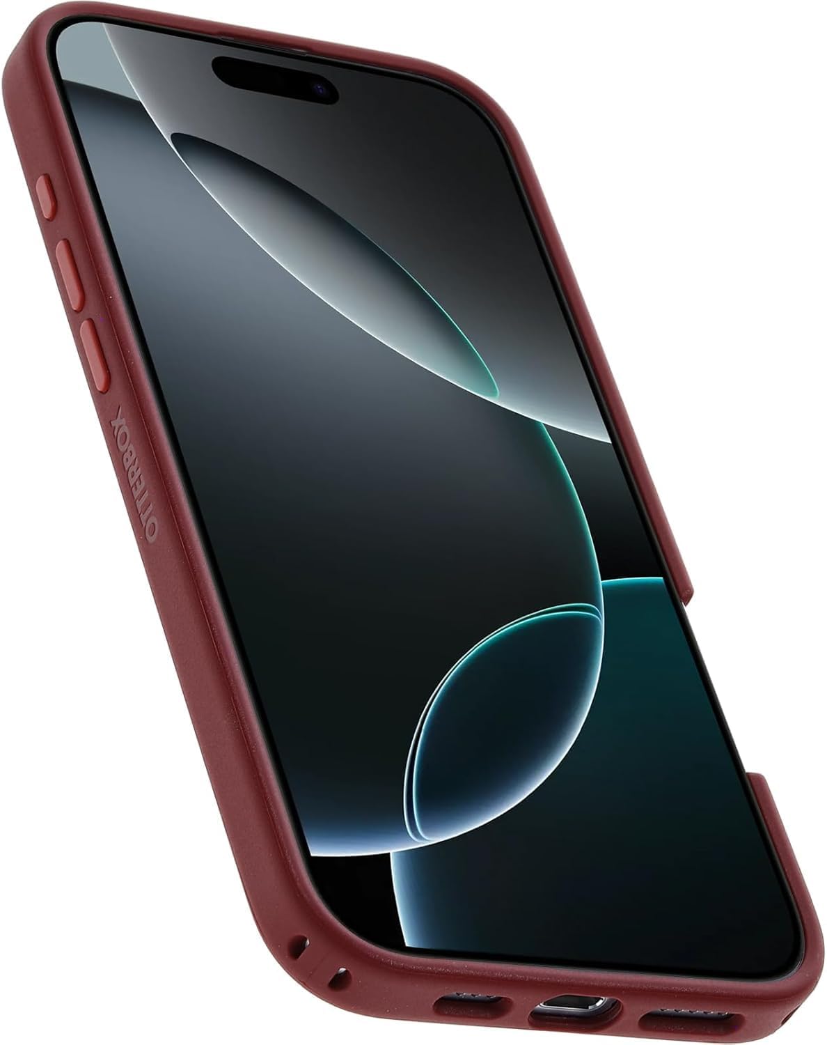 OtterBox iPhone 16 Pro Max (Only) - Symmetry Series+ Case - Brick (Red) - Snaps to MagSafe - Ultra-Sleek - Raised Edges Protect Camera & Screen - Non-Retail Packaging
