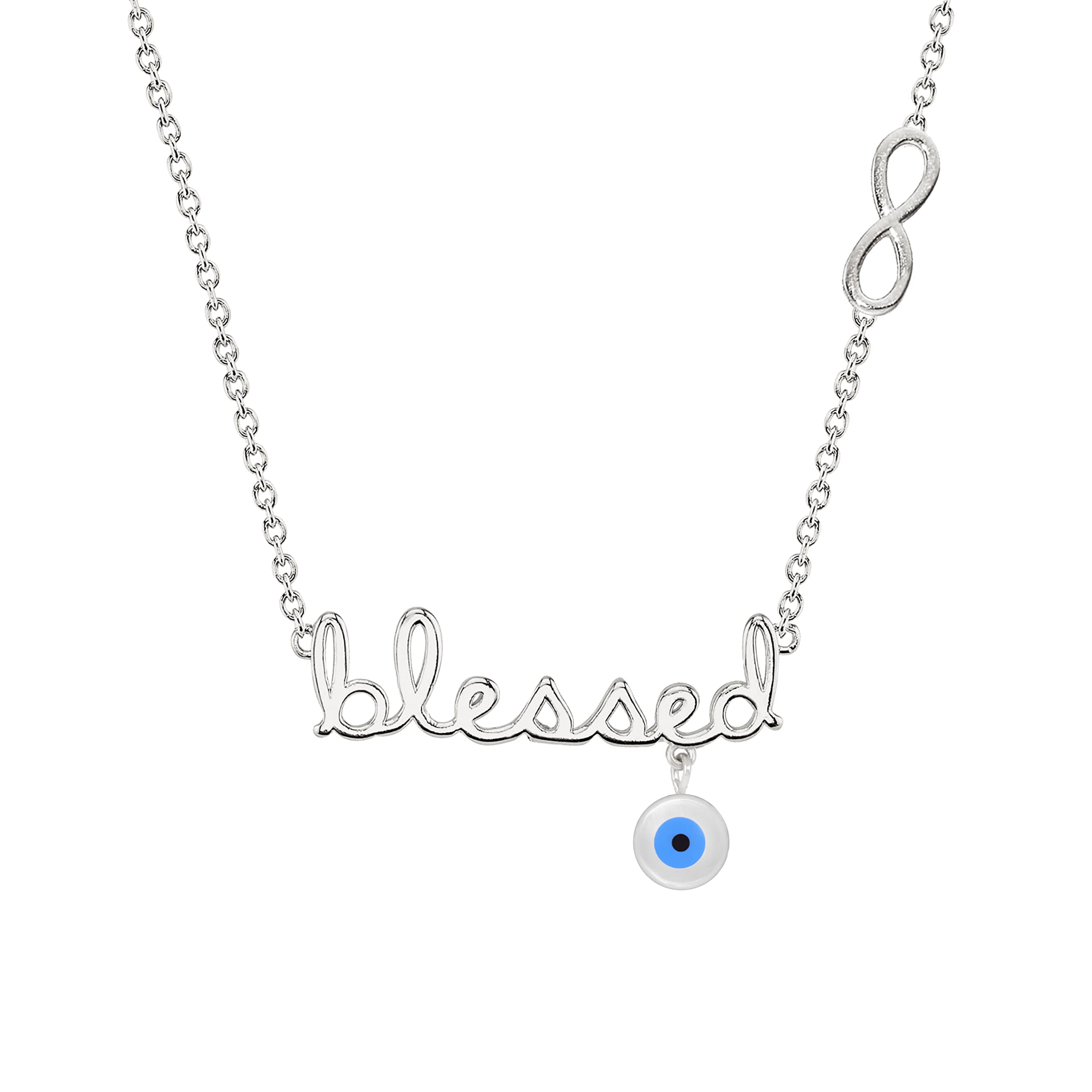 See full amazon price history chart for MINUTIAE Love Theme Blessed Quote with Turkish Blue Evil Eye/Nazar/Nazariya Pendant Brass Alloy Chain Necklace for Women & Girls - Silver | Symbolize Protection From Negative Energy MINUTIAE Love Theme Blessed Quote with Turkish Blue Evil Eye/Nazar/Nazariya Pendant Brass Alloy Chain Necklace for Women & Girls - Silver | Symbolize Protection From Negative Energy (B09RT24QF3) Amazon Price History, Amazon Price Tracker