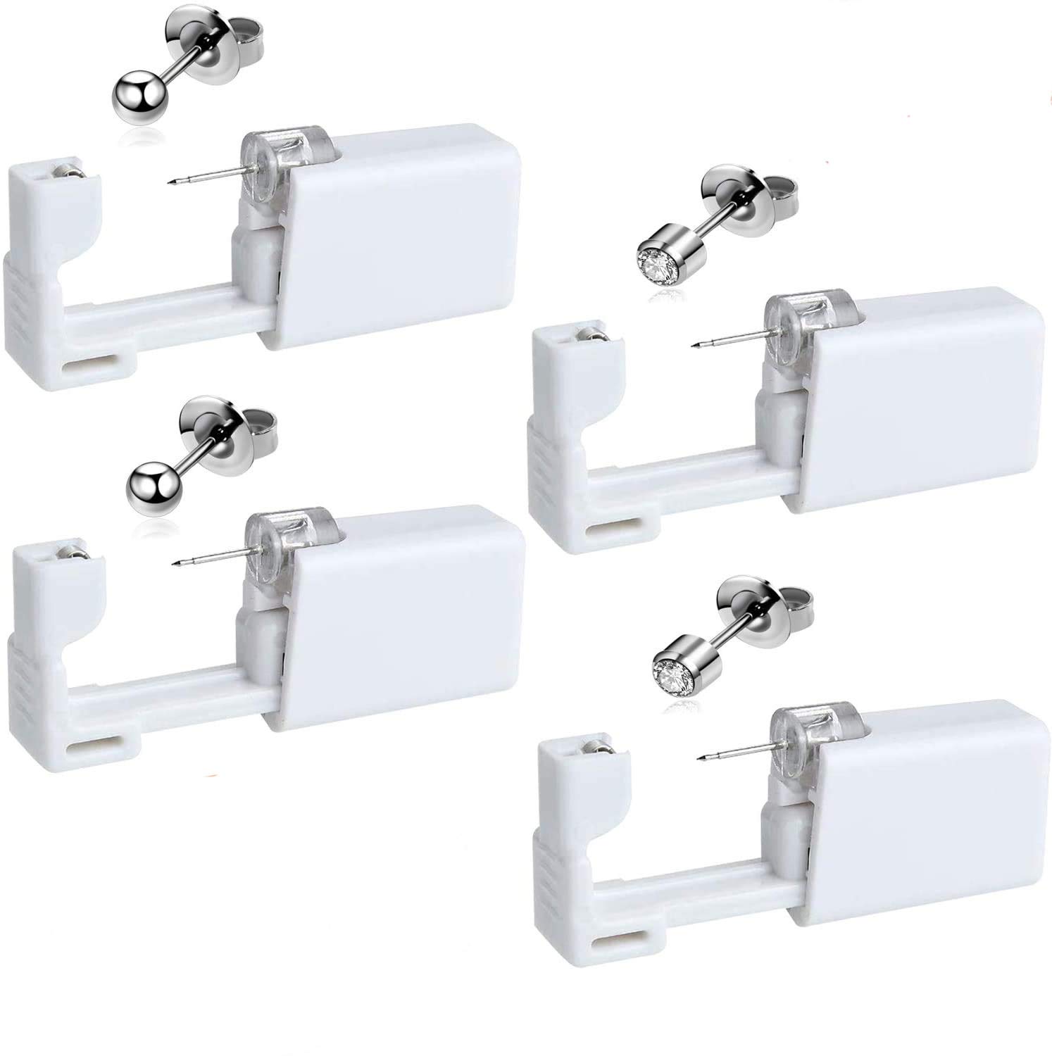 Buy 4 Pack Self Ear Piercing Disposable Self Ear Piercing Kit Safety