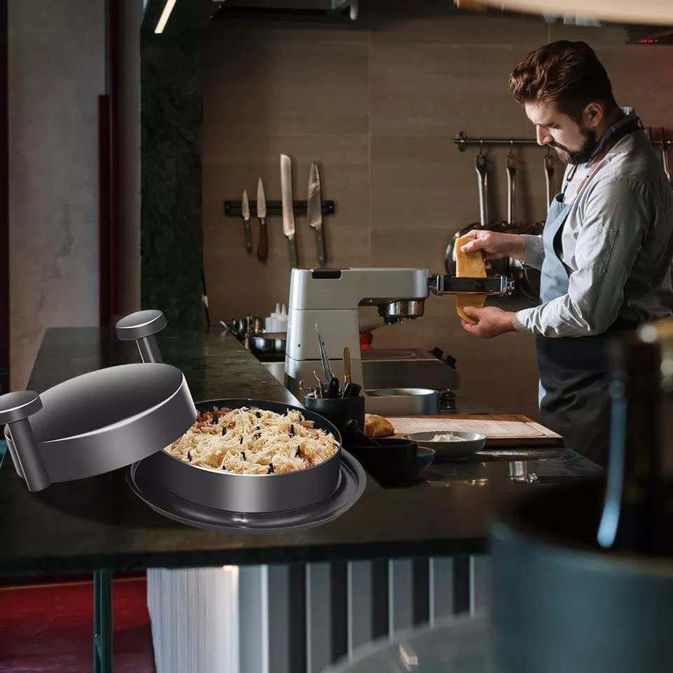 MY DEVELOPMENT Chicken Shredder Tool Twister with Handles and Non-Skid Base - Shredder Machine for Beef, Pork and Chicken - Black