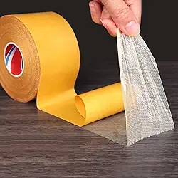 Fita Dupla Face Ultra Fina para Carpetes - Fixação Segura e Duradoura 3cm x 5 Metros Ou 3cm x 20Metros (5 Metros)