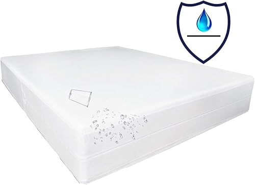 Miniatura 4 de Protector impermeable de alta calidad para colchón de 360, ultra suave, con cremallera, sin vinilo, transpirable, tacto silencioso (se adapta a 9-14