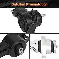 Vista 6 de Juego de motor delantero trasero izquierdo y montaje Tran para Hyundai Elantra 1.8L 2011-2016 con transmisión automática