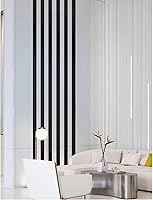 Vista 1 de 15 piezas de moldura flexible autoadhesiva, calcomanías vibrantes como espejos, calcomanías extraíbles para marcos de pared/borde de papel Negro