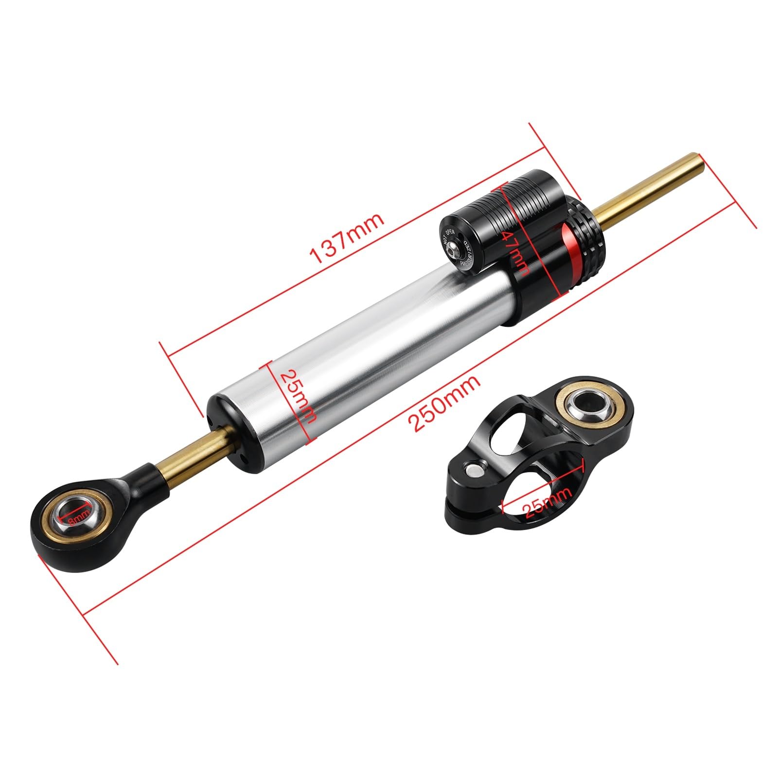 ZINSAN ヤマハ For XT660 X/R For XT600E オートバイリニアダンパー