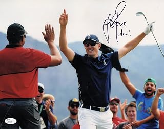 Justin Rose Signed Autograph 11X14 Photo Olympics "Ace" Hole-in-One JSA S34383 - Autographed Golf Photos