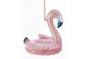 Pink Flamingo Pool Float Ornament: A Summertime Delight