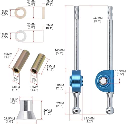 Miniatura 4 de Kit de cambio corto de 5 velocidades compatible con Subaru Impreza WRX STI 96-06