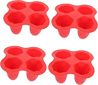 Mikinona Ice Tray Ice Cube Molds 4 Pcs Safe Ghost Halloween Ice Mold Ice Maker Mold Ice Cube Mold for Halloween Ice Cube Ice Cube Maker