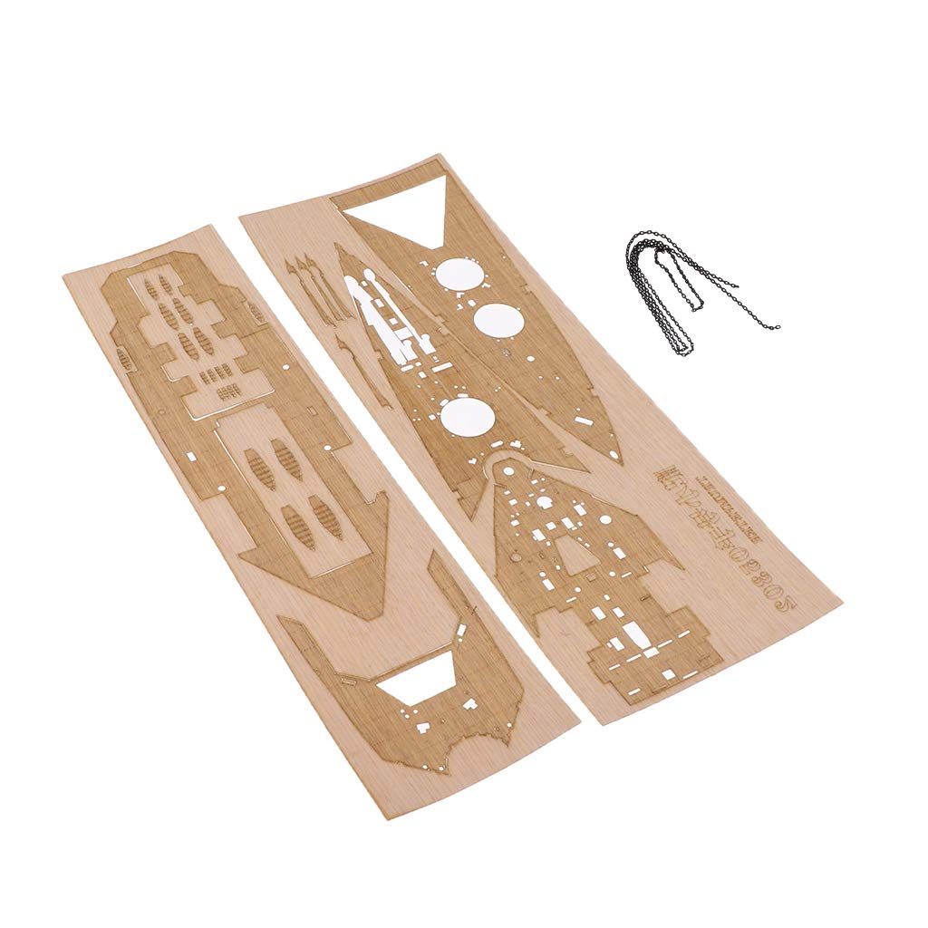 Tongina Trumpeter 1/350 Scale HMS Hood British Battleship Wooden Deck Parts