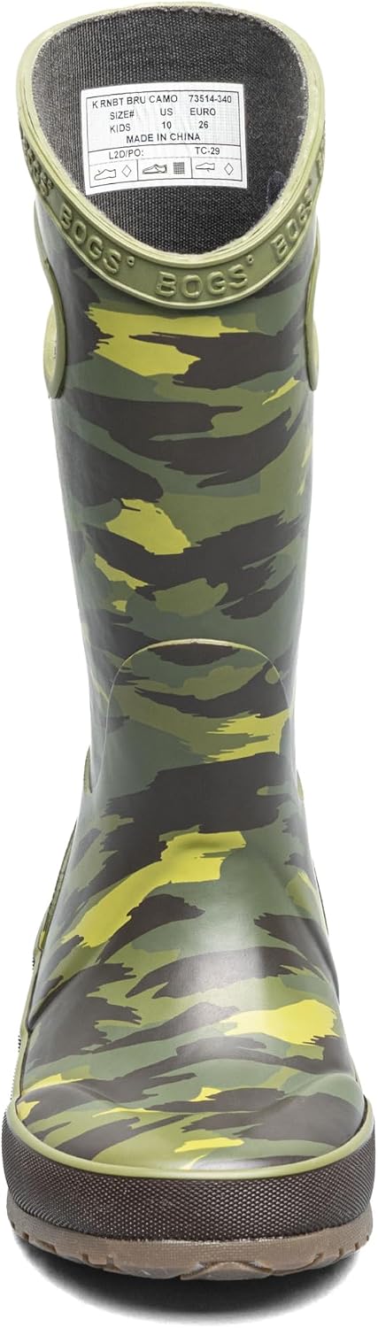 Bogs Kids Rain Boot Brush Camo (Little Kid/Big Kid)