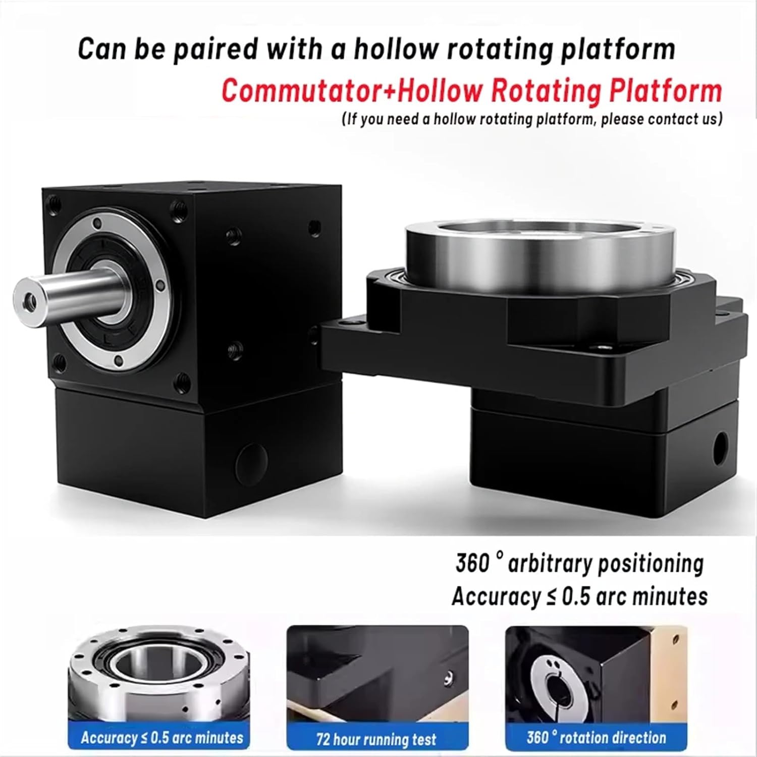 1pcs Precision Commutator 90 Right Angle Steering Gear Reducer 14mm Input for Nema 86 Stepper Motor /80MM Servo Reduction(Single Hole-19mm in,5 to 1)